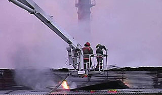 Омский гипермаркет могли поджечь Омский гипермаркет могли поджечь