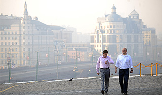 Москва утонула в едком дыму от торфяников Москва утонула в едком дыму от торфяников