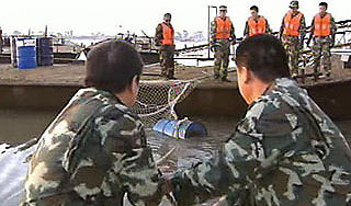 Китай выловил сотни бочек с ядом Китай выловил сотни бочек с ядом