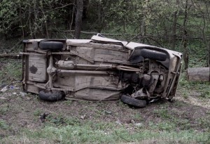 Водитель «Жигулей» скончался при падении машины в кювет
