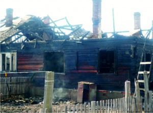 Пожилая женщина погибла при пожаре в собственном доме