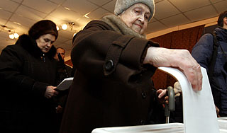 Белоруссия начала голосовать за президента Белоруссия начала голосовать за президента