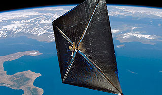 NASA потеряло солнечный нанопарусник NASA потеряло солнечный нанопарусник