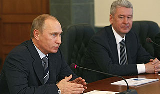 Путин оценил Собянина на посту мэра Путин оценил Собянина на посту мэра