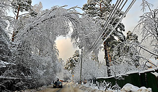 Погода опять обесточила Подмосковье Погода опять обесточила Подмосковье