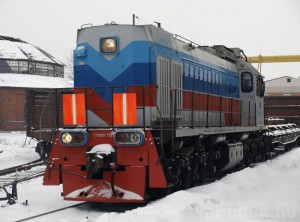 Брянский тепловоз отправился на украинский завод