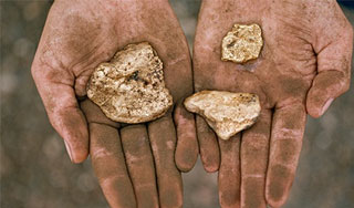 Китай добыл рекордное количество золота Китай добыл рекордное количество золота