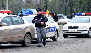 Телекомпанию в Грузии обложили бомбами Телекомпанию в Грузии обложили бомбами