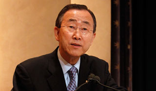 Сторонники Каддафи напали на Пан Ги Муна Сторонники Каддафи напали на Пан Ги Муна