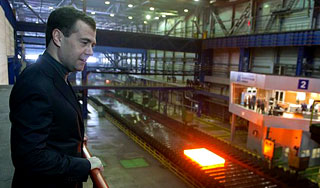 Медведев рассмотрел проблемы рабочих Медведев рассмотрел проблемы рабочих