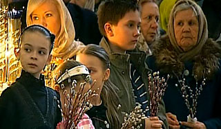 Христиане отмечают Вербное воскресенье Христиане отмечают Вербное воскресенье