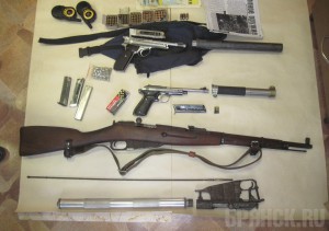 Брянец хранил дома целый арсенал