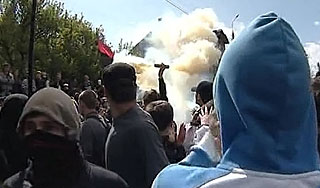 Во Львове на 9 мая устроили провокацию Во Львове на 9 мая устроили провокацию