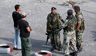 С территории Сирии обстреляли Ливан С территории Сирии обстреляли Ливан