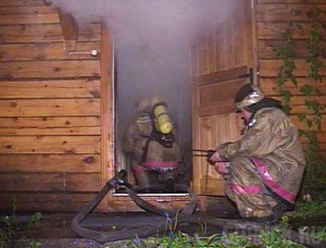 В Советском районе Брянска горела сауна