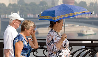 В Москву идет 30-градусная жара В Москву идет 30-градусная жара