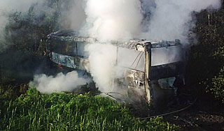 В ДТП с автобусом погибли все пассажиры В ДТП с автобусом погибли все пассажиры