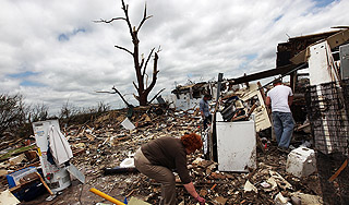 Торнадо разрушил город Спрингфилд Торнадо разрушил город Спрингфилд