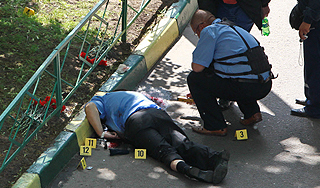 Убийцу Буданова засняли на камеру Убийцу Буданова засняли на камеру