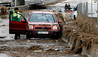 На Европу обрушился ливень с градом На Европу обрушился ливень с градом