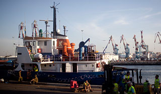 Моссад сломал судно "Флотилии свободы" Моссад сломал судно "Флотилии свободы"