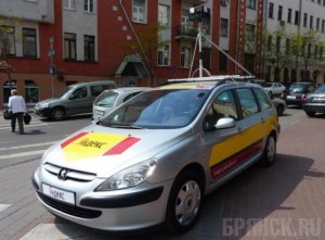 Панорамомобиль Яндекса катается по Брянску Панорамомобиль Яндекса