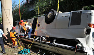 Автобус с россиянами попал в ДТП в Китае Автобус с россиянами попал в ДТП в Китае