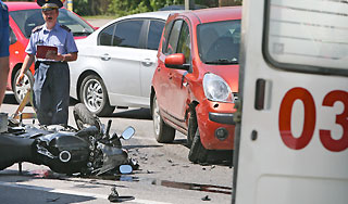 В Москве разбился байкер-дипломат из США В Москве разбился байкер-дипломат из США
