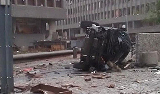 Взрывы в Осло продолжила перестрелка Взрывы в Осло продолжила перестрелка