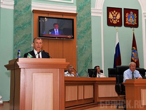 Николай Денин выступил с Посланием Брянской областной Думе