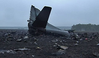 Горящий самолет рухнул на Колыме Горящий самолет рухнул на Колыме