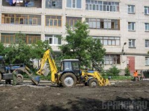 Ремонт дворовых территорий выполнили на 40 процентов