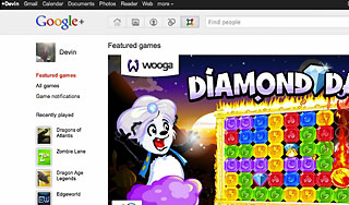В социальной сети Google+ появились игры В социальной сети Google+ появились игры