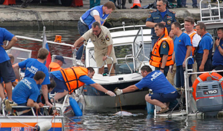 На Москве-реке столкнулись катера На Москве-реке столкнулись катера