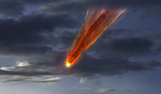 На Москву падает неуправляемый спутник На Москву падает неуправляемый спутник