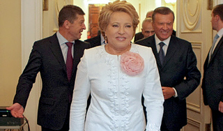 Матвиенко стала третьим человеком в стране Матвиенко стала третьим человеком в стране