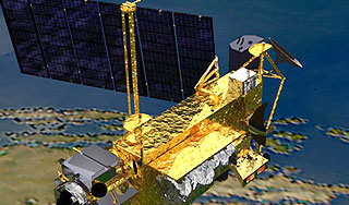 Американский спутник упал на Землю Американский спутник упал на Землю