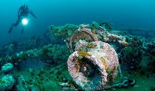 На потопленном судне нашли 200 тонн серебра На потопленном судне нашли 200 тонн серебра