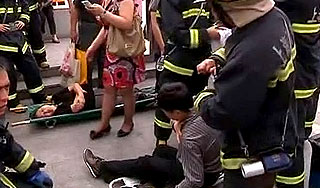 Сотни людей ранены при аварии в метро Сотни людей ранены при аварии в метро