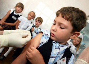 Поступила первая партия детской вакцины против гриппа