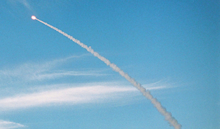 Над Москвой заметили вспышку от снаряда Над Москвой заметили вспышку от снаряда