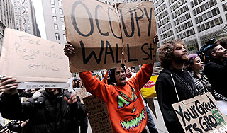 Бомжи оккупируют Уолл-стрит Бомжи оккупируют Уолл-стрит