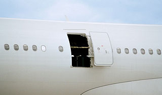 Пассажир хотел выйти из самолета в небе Пассажир хотел выйти из самолета в небе