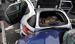 Новый реагент на дороге столкнул 13 машин Новый реагент на дороге столкнул 13 машин