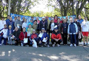 Жители Брянска соревновались в беге на Кургане Бессмертия