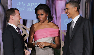 Обама cобрал на пляже 18 президентов Обама cобрал на пляже 18 президентов