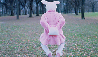 Розовый заяц отлупил полицейского сумочкой Розовый заяц отлупил полицейского сумочкой