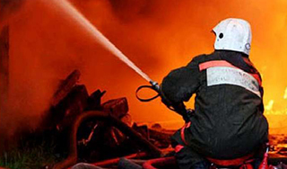 В столичной клинике сгорел гардероб В столичной клинике сгорел гардероб