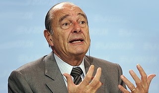 У Жака Ширака украли золотую статуэтку У Жака Ширака украли золотую статуэтку