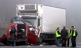 Авария под Москвой унесла восемь жизней Авария под Москвой унесла восемь жизней